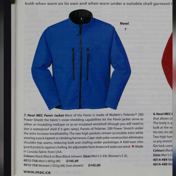 Vintage MEC Pamir Softshell Jacket - Picture 5 of 5